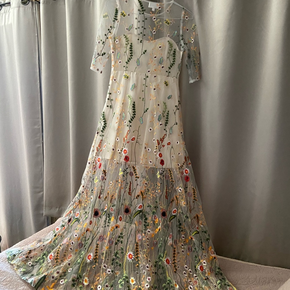 l’atiate stunning Embroidered dress